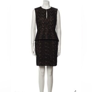 Diane Von Furstenberg Black Sleeveless Dress
